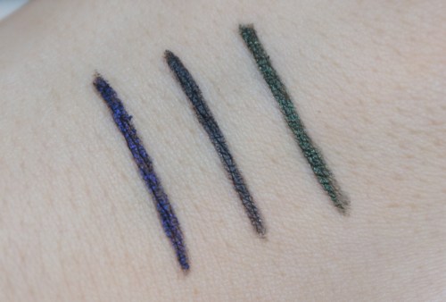 clinique quickliners intense plum intense charcoal intense ivy