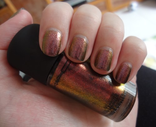 mac mean and green swatch 1