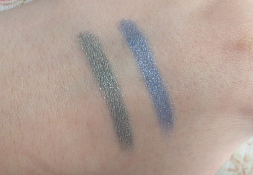 chanel stylo eyeshadows jade shore blue bay swatches