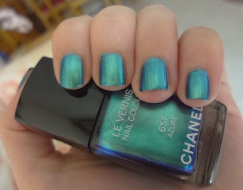 chanel azure nail polish