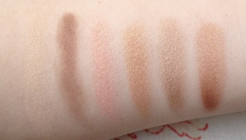 benefit most glamorous nudes swatches