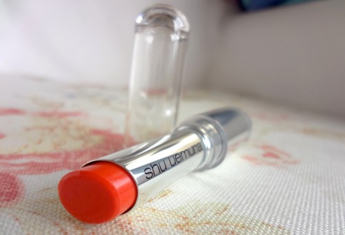 shu uemura baby flame rouge unlimited lipstick