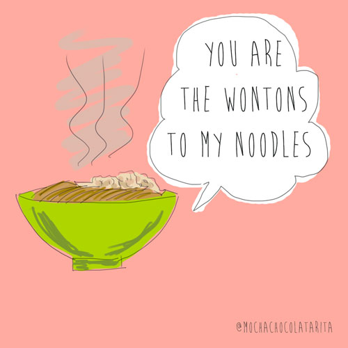 hong kong valentine's wonton