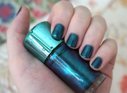 mac submerged nail polish swatch