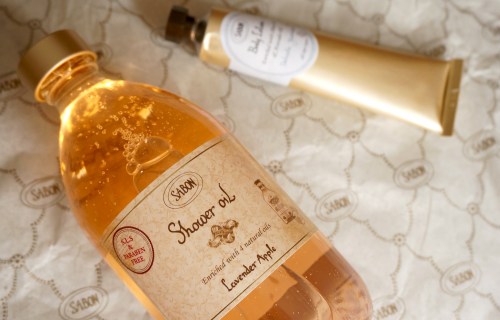 sabon lavender apple shower oil
