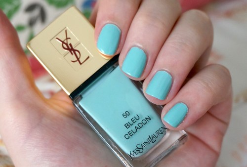 ysl bleu celadon swatch
