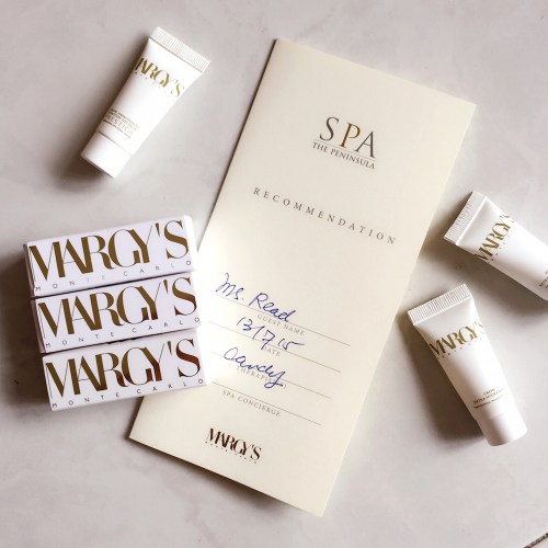 Margy's Monte Carlo Peninsula Spa Hong Kong